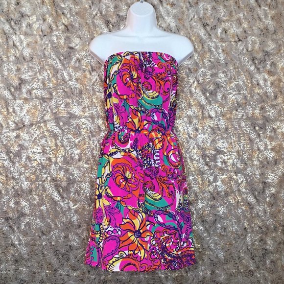 Lilly Pulitzer Dresses & Skirts - Lilly Pulitzer | Sea and Be Seen Strapless Dress